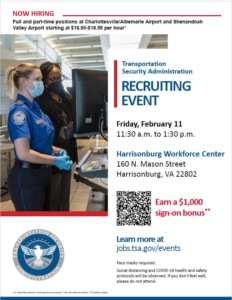 hiring event flyer