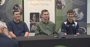 Apprentices at Signing Event