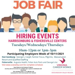 hiring event flyer