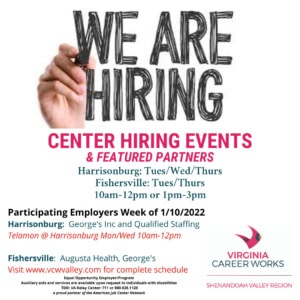 hiring event flyer